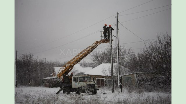 Ще в двох селах Дергачівської громади відновили електропостачання