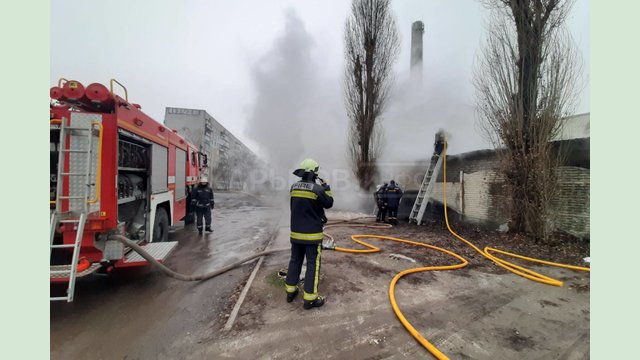 Слободской район: спасатели ликвидировали пожар на предприятии