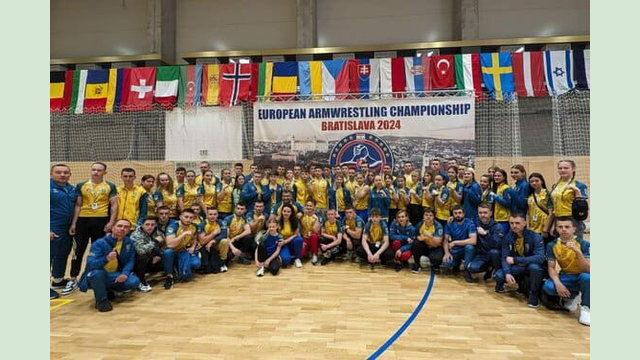 Спортсмени Харківщини здобули почесні нагороди на чемпіонаті Європи з армреслінгу