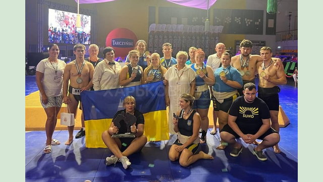 Сумоїсти Харківської області вибороли медалі чемпіонату світу