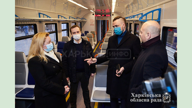 Татьяна Егорова-Луценко приняла участие в презентации новых электропоездов из Харькова на Донбасс Татьяна Егорова-Луценко приняла участие в презентации новых электропоездов из Харькова на Донбасс