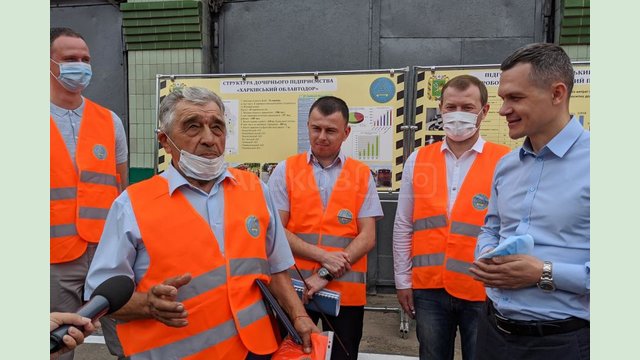 Алексей Кучер посетил крупнейший облавтодор в Украине Алексей Кучер посетил крупнейший облавтодор в Украине