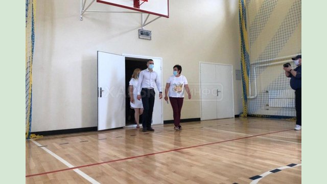 Ремонтные работы в Алексеевском лицее вышли на завершающий этап