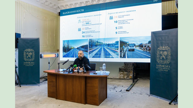 У Харківській області відновлюють дороги, мости, житлові будинки та об’єкти критичної й соціальної інфраструктури – Олег Синєгубов У Харківській області відновлюють дороги, мости, житлові будинки та об’єкти критичної й соціальної інфраструктури – Олег Синєгубов
