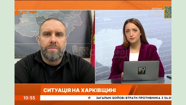 В ефірі «Єдиних новин» Олег Синєгубов розповів про оперативну ситуацію в області В ефірі «Єдиних новин» Олег Синєгубов розповів про оперативну ситуацію в області