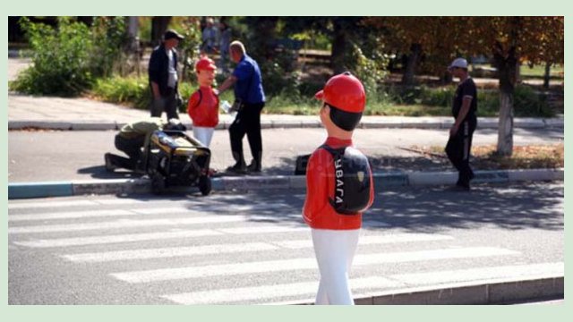 В Харькове возле пешеходных переходов установят фигуры школьников В Харькове возле пешеходных переходов установят фигуры школьников