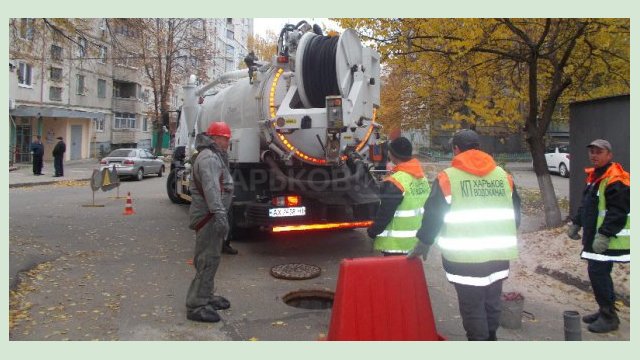 В Основянском районе прочистили 45 километров сетей водоотведения