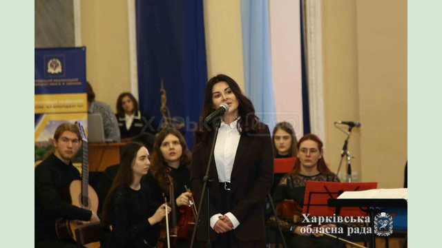 Валерия Мураева поздравила коллектив Каразинского университета