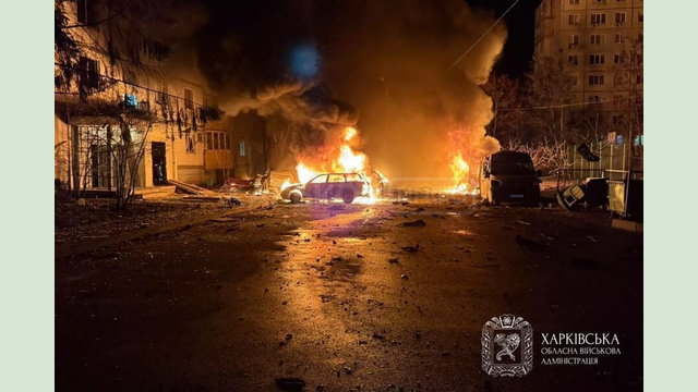 Ворог вкотре завдав масованого удару по житловій забудові Харкова