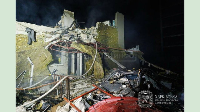 Ворог вкотре завдав масованого удару по житловій забудові Харкова