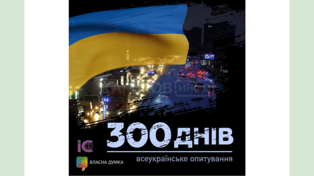 Всеукраїнське опитування “300 днів війни”