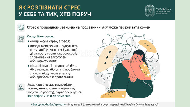 Як розпізнати стрес у себе та тих, хто поруч – детально в «Довіднику безбар’єрності»