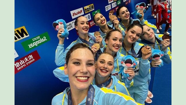 Збірна України з артистичного плавання здобула «бронзу» чемпіонату світу