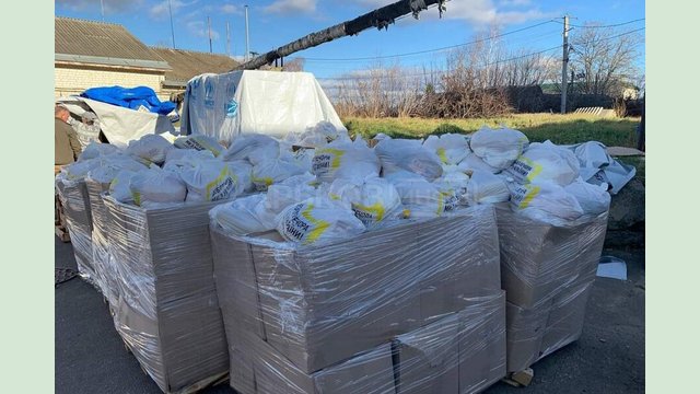 Жителям Харківщини передали майже 44 тонни продуктів і близько 4000 продовольчих наборів Жителям Харківщини передали майже 44 тонни продуктів і близько 4000 продовольчих наборів