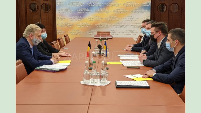Антон Деньгуб и Роман Семенуха встретились с Послом Бельгии в Украине Алексом Ленартсом Антон Деньгуб и Роман Семенуха встретились с Послом Бельгии в Украине Алексом Ленартсом