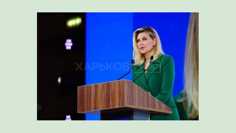Елена Зеленская выступила на Всеукраинском форуме «Украина 30. Здоровая Украина» Елена Зеленская выступила на Всеукраинском форуме «Украина 30. Здоровая Украина»