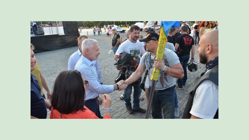 Харьковчане встретили участников Всеукраинского мотопробега Харьковчане встретили участников Всеукраинского мотопробега