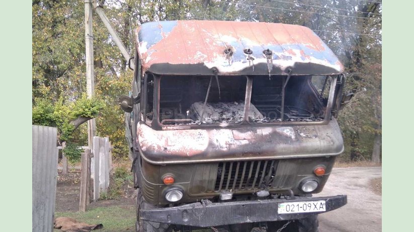 Лозовской район: ликвидирован пожар в автомобиле Лозовской район: ликвидирован пожар в автомобиле