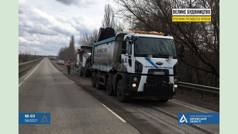 На объездной дороге уложено 4,8 км выравнивающего слоя из асфальтобетона На объездной дороге уложено 4,8 км выравнивающего слоя из асфальтобетона