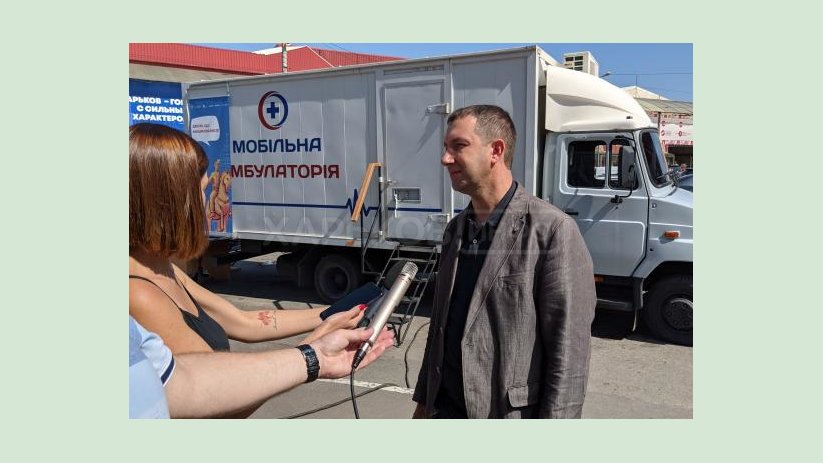 На рынке «Барабашово» начала работать передвижная медицинская амбулатория, в которой можно получить прививку против СOVID-19 На рынке «Барабашово» начала работать передвижная медицинская амбулатория, в которой можно получить прививку против СOVID-19
