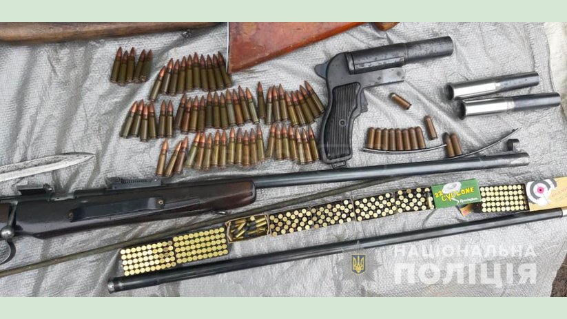 Полицейские изъяли оружие и боеприпасы у жителя Харьковщины Полицейские изъяли оружие и боеприпасы у жителя Харьковщины