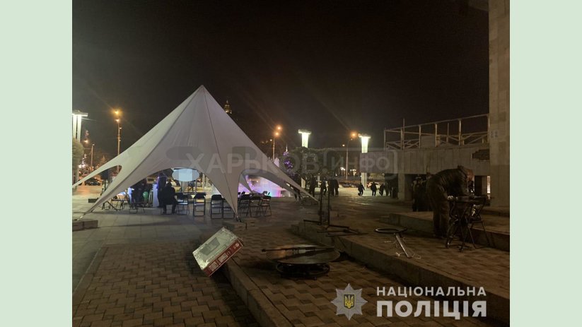 Полицейские открыли уголовное производство по факту происшествия в центре Харькова Полицейские открыли уголовное производство по факту происшествия в центре Харькова