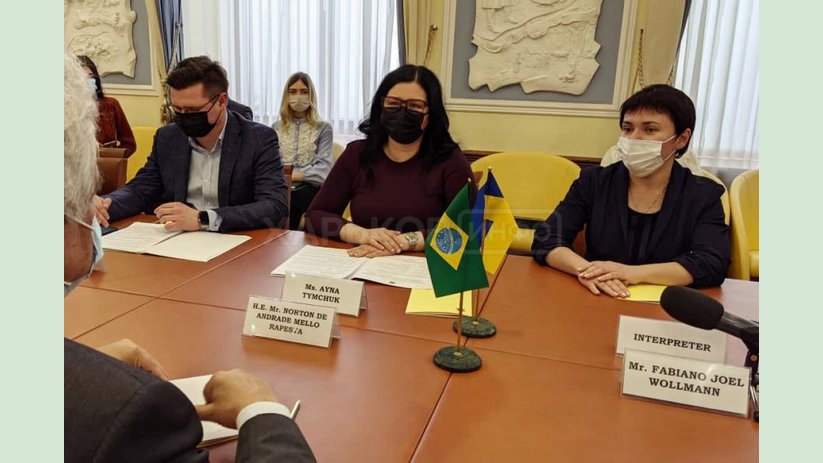 Председатель Харьковской ОГА встретилась с Послом Бразилии в Украине Председатель Харьковской ОГА встретилась с Послом Бразилии в Украине