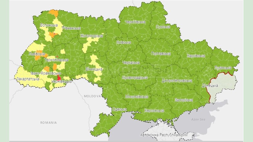 Харьковская область - в «зеленой» зоне карантина Харьковская область - в «зеленой» зоне карантина