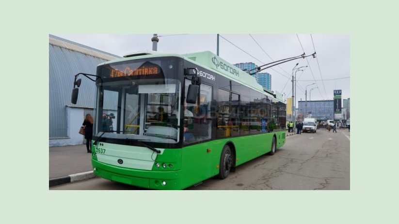 В Харькове обновляют троллейбусный парк В Харькове обновляют троллейбусный парк