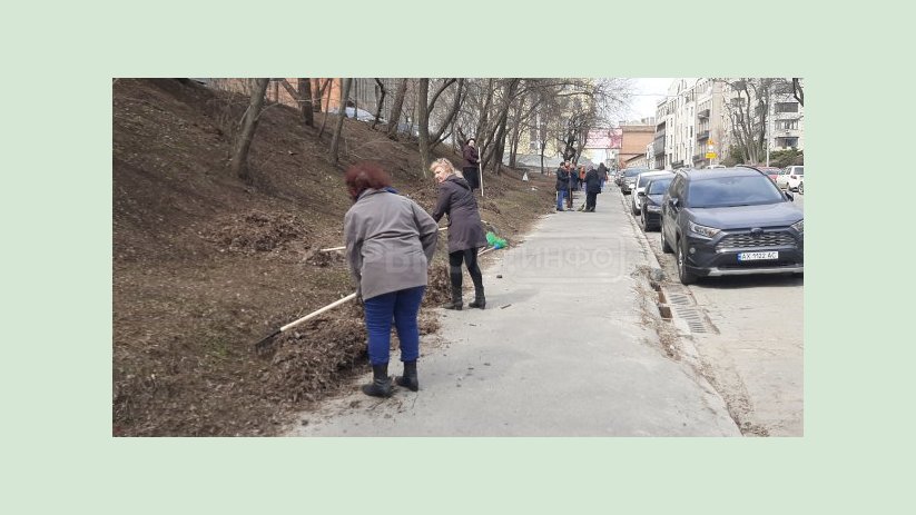 В Киевском районе прошла акция по благоустройству территории В Киевском районе прошла акция по благоустройству территории