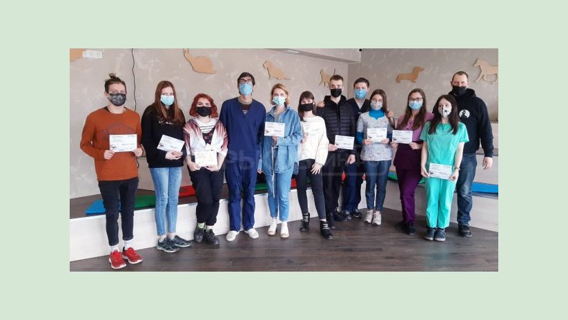 В приюте для животных прошел курс ассистентов ветеринара В приюте для животных прошел курс ассистентов ветеринара