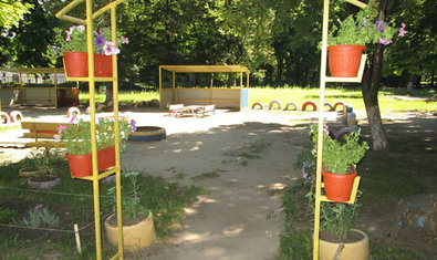 Территория детсада №93