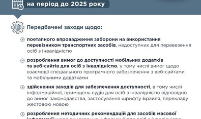 7 апреля Правительство утвердило Национальный план действий по реализации Конвенции о правах лиц с инвалидностью