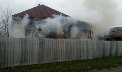 Харьковский район: горела хозяйственная постройка