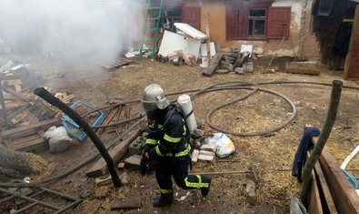 Харьковский район: горела хозяйственная постройка