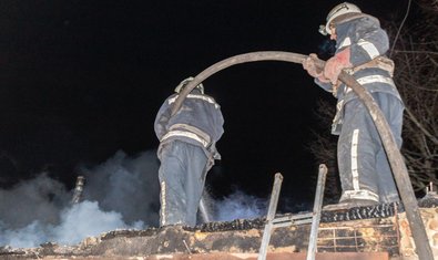 Лозовской район: спасатели ликвидировали пожар в жилом доме