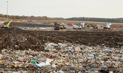 На Дергачевском полигоне строится сортировочная линия