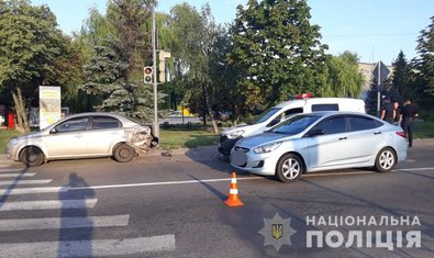 На Харьковщине полицейские попали в ДТП во время преследования нетрезвого водителя