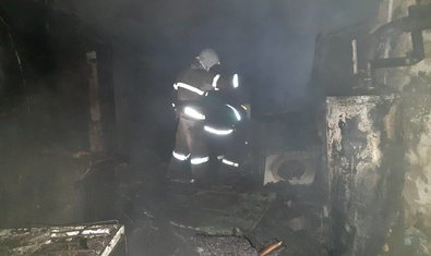 пгт. Кегичевка: во время пожара погибла 47-летняя женщина