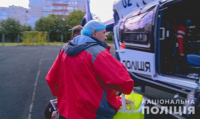 Полицейские транспортировали из Винницы до медицинских учреждений Киева донорские органы для спасения четырех человек