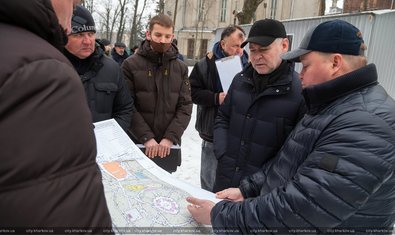 Реконструированный сквер возле ДК «Металлист» откроют ко Дню города