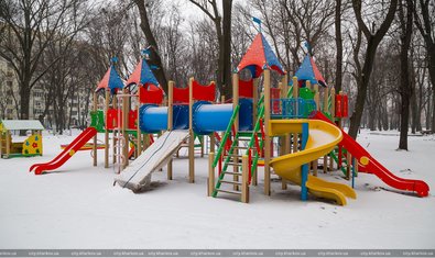 Реконструированный сквер возле ДК «Металлист» откроют ко Дню города