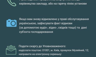 С сегодняшнего дня учреждения сферы обслуживания переходят на украинский язык