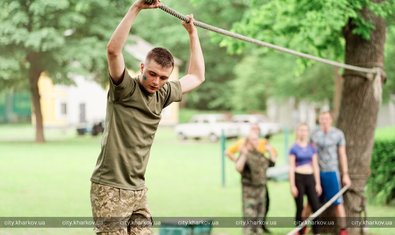 В Харькове прошла военно-патриотическая игра «Сила духа»