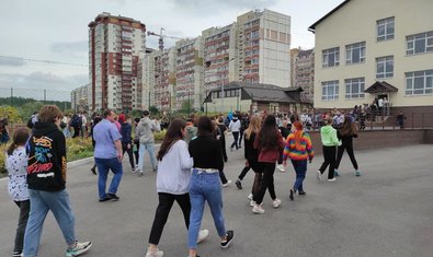 В Песочинской школе провели внеплановую учебную эвакуацию