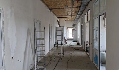 В Змиевской громаде завершают строительство сельской амбулатории