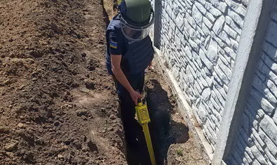 Волчанский район: пиротехники ликвидировано 2 артснаряда времен Второй мировой войны